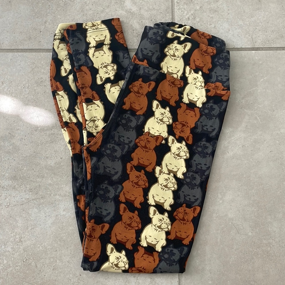 Lularoe French bulldog leggings